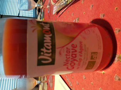 Nectar goyave au sirop d'agave front packaging