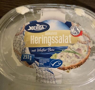 Delikatess Heringssalat mit Weißer Bete