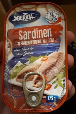 Sardinen  in Sonnenblumenöl mit Chili