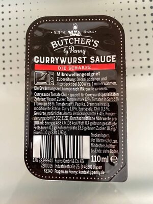 Currywurst-Sauce front packaging