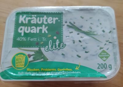 Kräuterquark, 40 % Fett front packaging