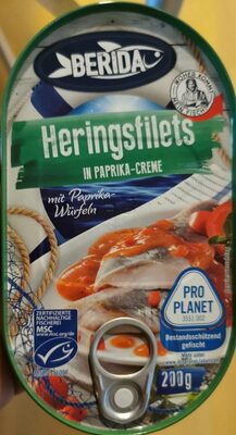 Heringsfilet in PaprikagCreme