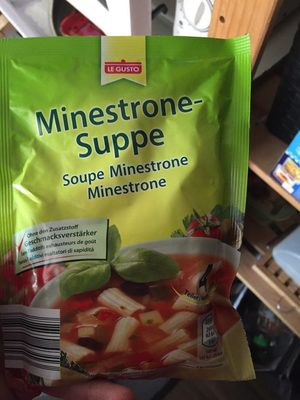 soupe minestrone front packaging