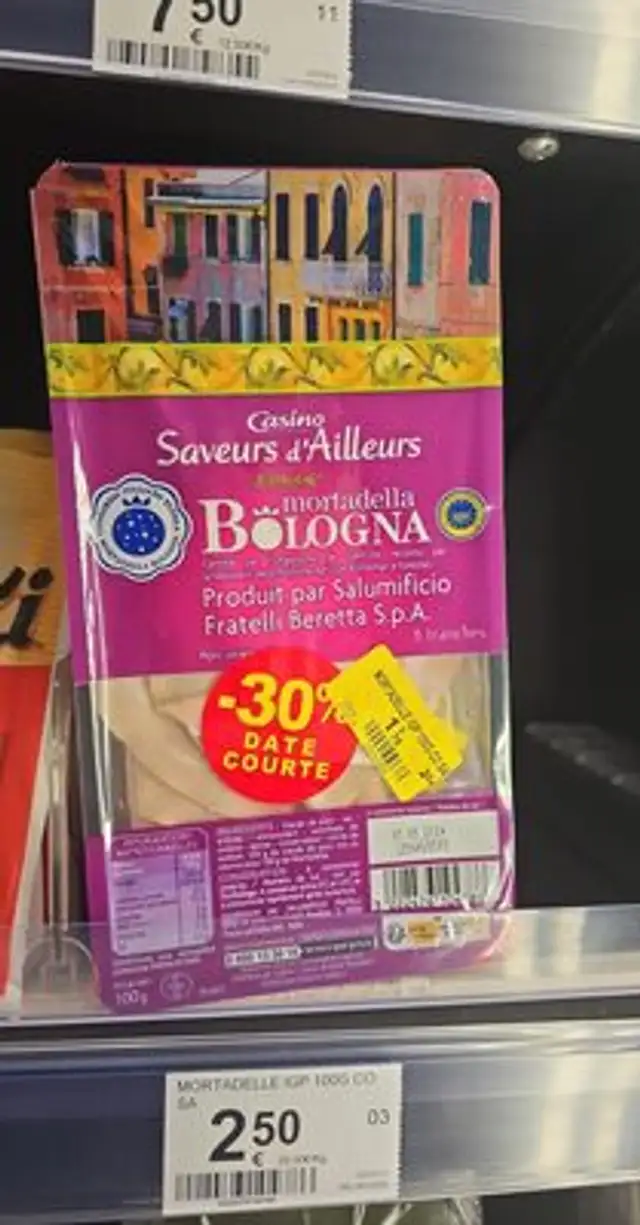 Mortadelle igo 100g CO SA front packaging
