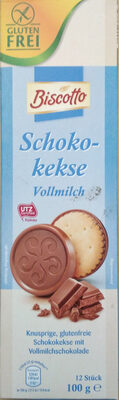 Schokokekse Vollmilch front packaging