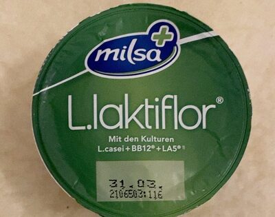 L.laktiflor Vanille Joghurt (aldi), Vanille front packaging