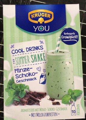 Sommer Shake Minze Schoko