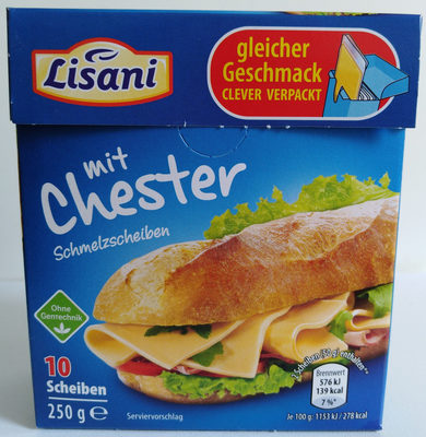 Schmelzscheiben mit Chester