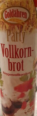 Party Vollkorn Meierbaer, Roggenvollkornbrot