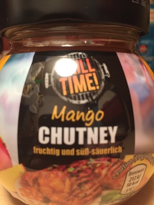 Grill Time - Mango Chutney front packaging