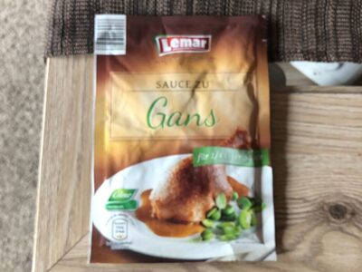 Sauce zu Gans front packaging