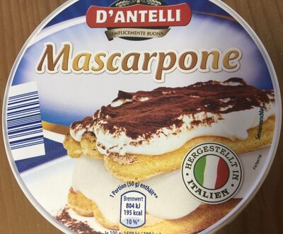 Mascarpone front packaging
