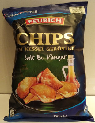 Chips im Kessel geröstet (Salt & Vinegar)