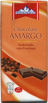 Tableta de chocolate negro con fructosa 55% cacao