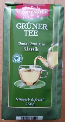 Grüner Tee front packaging