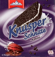 Knusper Schnitte Kakao