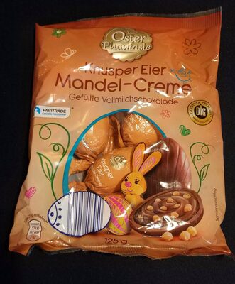 Knusper-Eier - Mandel-Creme