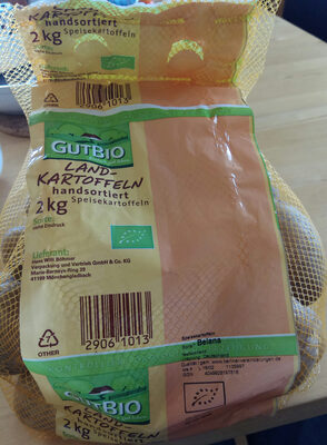 Kartoffeln festkochend Sorte: Belana front packaging