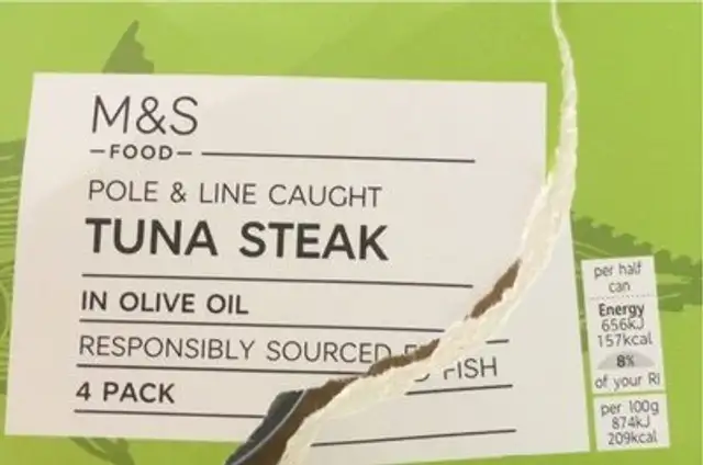 Tuna Steak front packaging