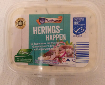 Heringshappen in Sahnesauce front packaging