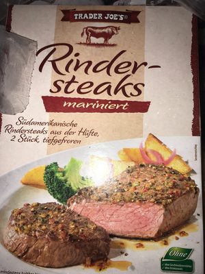 Rindersteaks front packaging