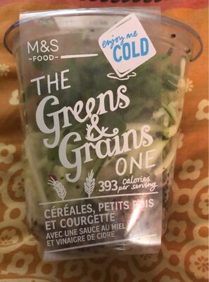 Cereales petits pois et courgette