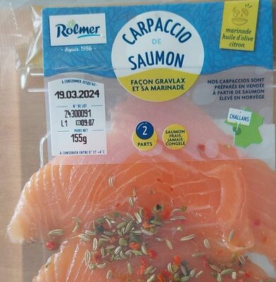 Capacité de saumon façon gravlax et sa marinade