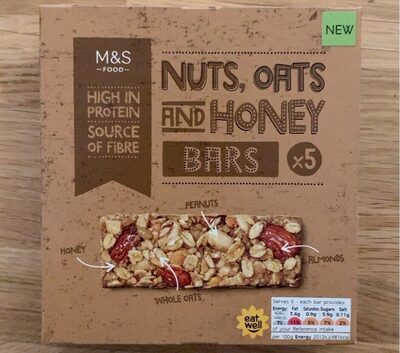 Nuts, Oats and Honey bars