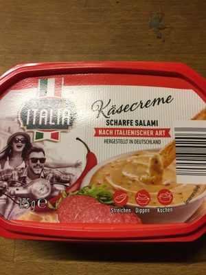 Käsecreme scharf Salami