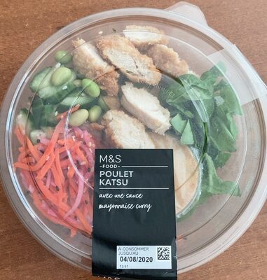 Salade poulet katsu front packaging