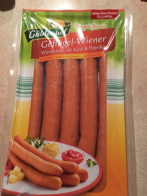 Geflügel-Wiener front packaging