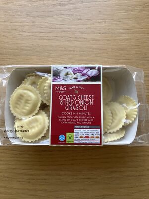 Goats Cheese and Red Onion Girasoli