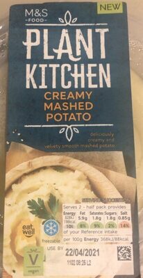 Creamy mashed potato