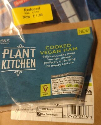 Plant Kitchen Cooked Vegan Ham