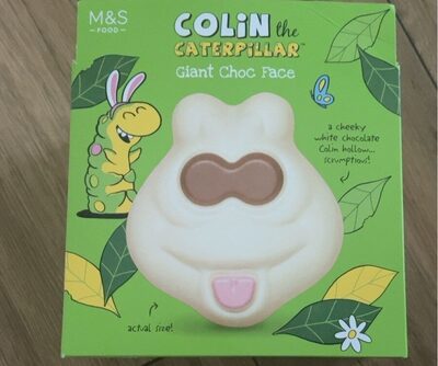 Colin the caterpiller giant choc face