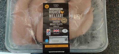 Chicken breast fillets skinless