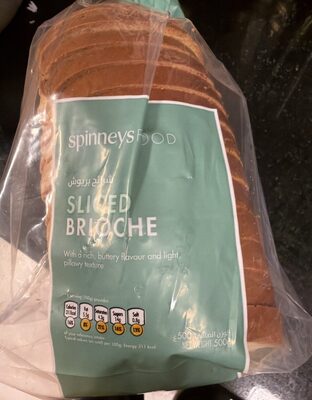 Sliced Brioche front packaging