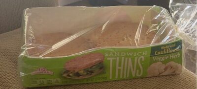 Veggie herb sandwich thins