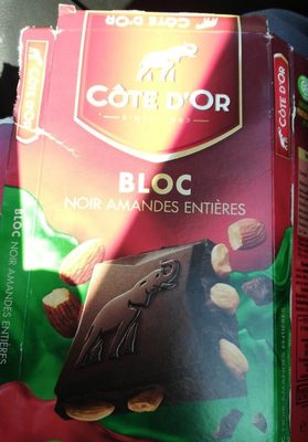 Bloc NOIR AMANDE ENTIÈRES