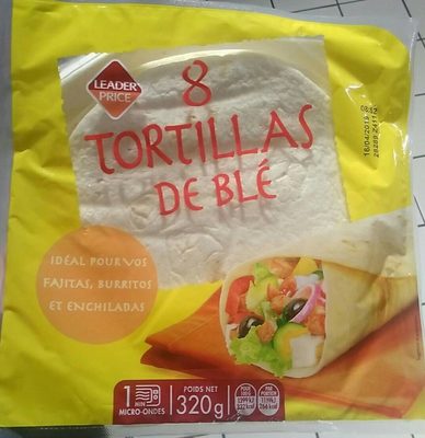 8 tortillas de blé