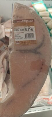 Rodaja de emperador hacendado congelado