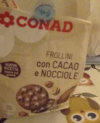Frollini con cacao e nocciole