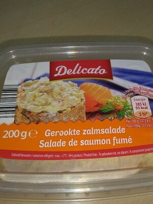 Gerookte zalmsalade