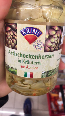 Krini Artichoke hearts in herbal oil