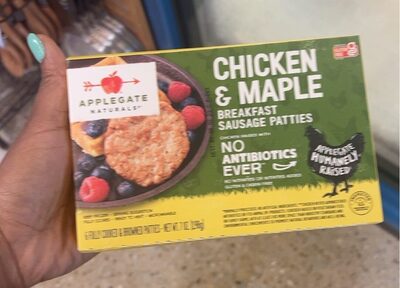 Chicken & maple breakfast patties