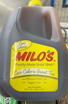 Milos zero calorie sweet tea