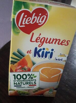 Légumes et kiri front packaging