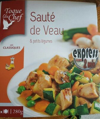 Sauté de veau et petits légumes front packaging