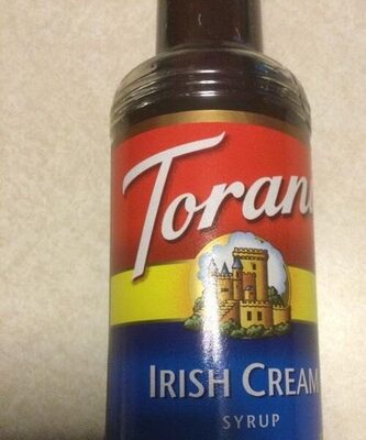 Irish cream syrup