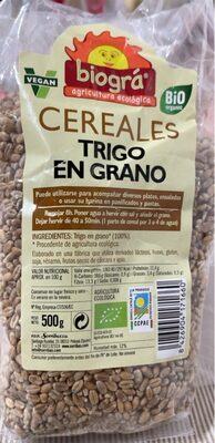 Cereales trigo en grano